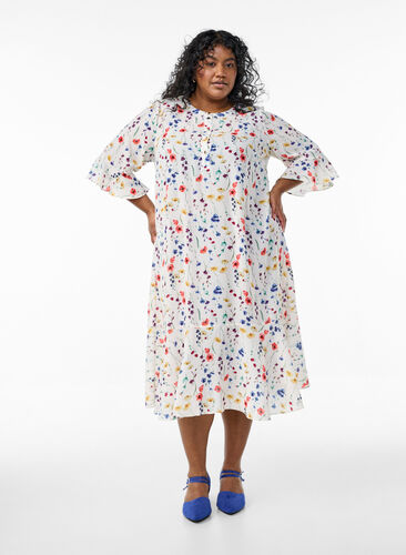 size 4 midi dress Badgley Mischka Floral Midi Shirt Dress Puff Sleeve Belted Size 4 Lace $650