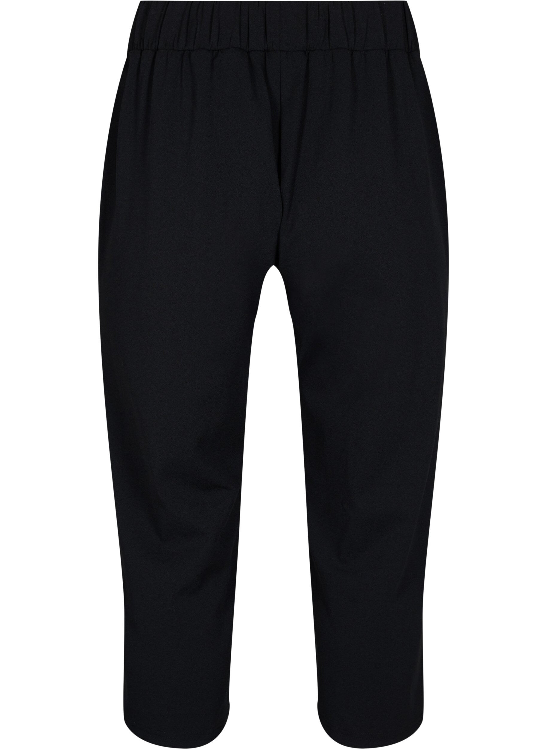 ZizzifashionAnkle length trousers with loose fit, Black, Packshot image number 1