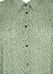 Dotted shirtdress with 3/4 sleeves and slit, Seagrass Dot, Packshot image number 2