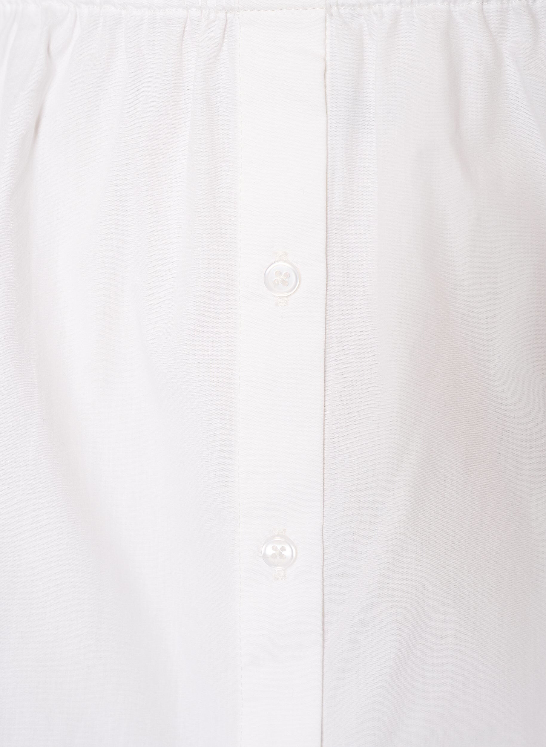 ZizzifashionShirt extender in 100% cotton, White, Packshot image number 2