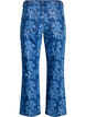 Myra jeans in floral denim with a wide fit, Blue, Packshot image number 1