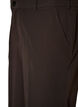 High-waisted tailored trousers with pressed creases, Brown, Packshot image number 2