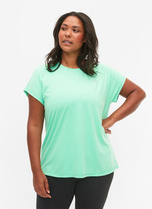 Short-sleeved training t-shirt, Spring Bud, Model image number 0