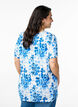 T-shirt with floral print, Blue, Model image number 2