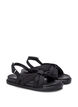 Wide fit - Sandal with knot detail, Black, Packshot image number 1