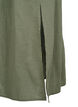 Sleeveless cotton blend dress with linen, Deep Lichen Green, Packshot image number 3