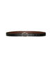 Reversible belt with interchangeable buckles, Black, Packshot image number 0