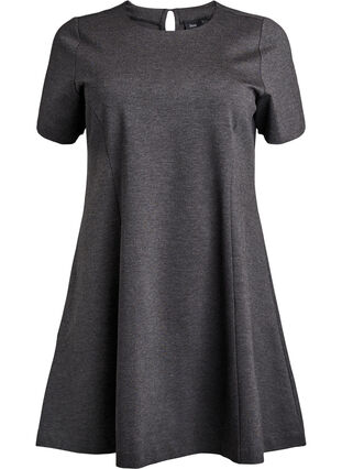 Short A-line jersey dress - Dark Grey - Sz. XL - Zizzifashion Short A-line jersey dress - Dark Grey - Sz. XL - Zizzifashion