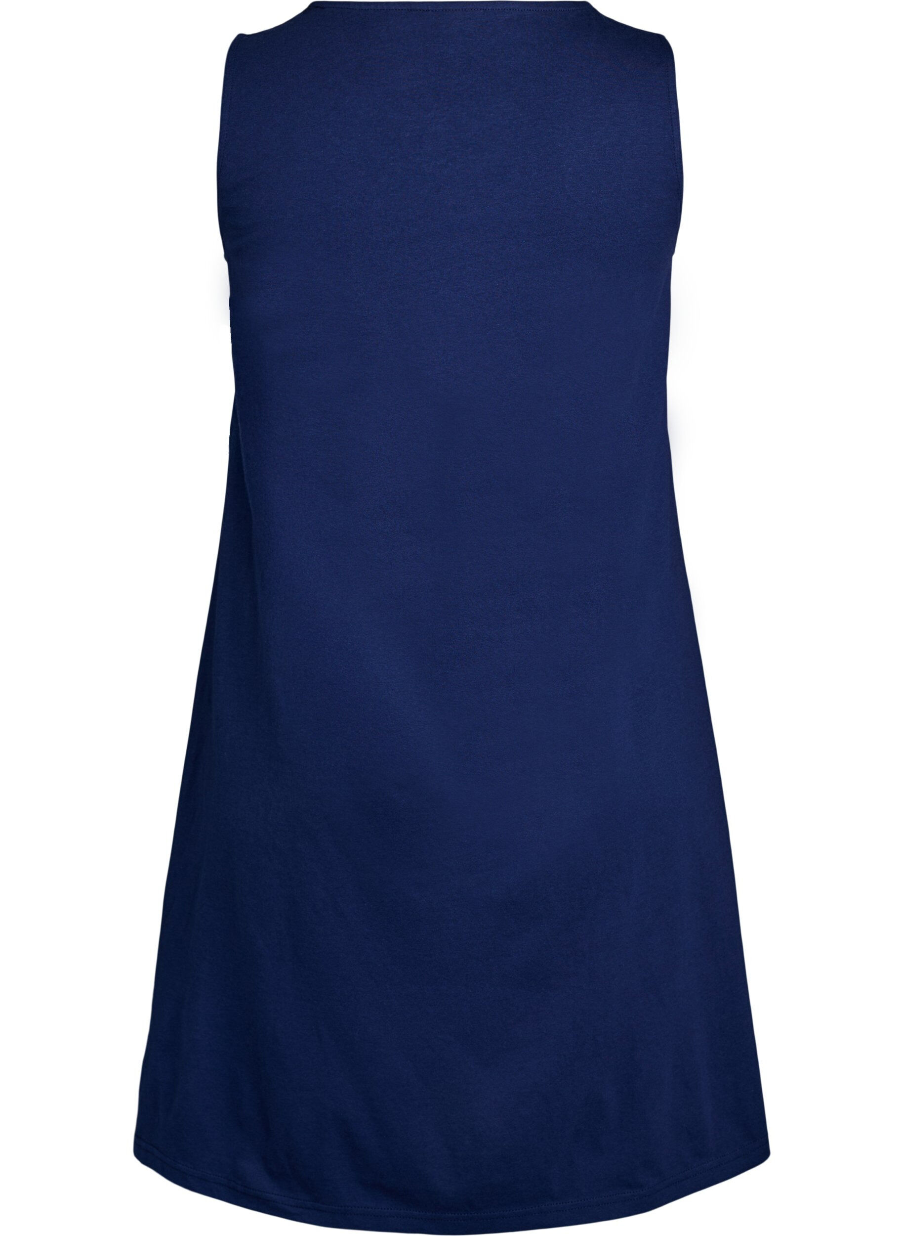 ZizzifashionSleeveless A-line dress, Blue, Packshot image number 1