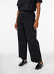 Wide-leg jeans, Black, Model image number 2