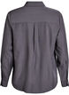 Shirt with collar and press buttons, Grey, Packshot image number 1