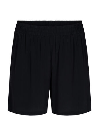 Loose-fitting shorts with elasticated waistband