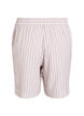 Striped shorts in linen and viscose, Beige, Packshot image number 1