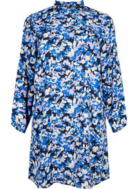 FLASH - Long sleeve dress with floral print