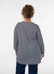 Patterned blouse with long sleeves, Blue, Model image number 2