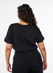 T-shirt with motif, Black, Model image number 2
