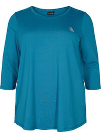 Sports top with 3/4 sleeves