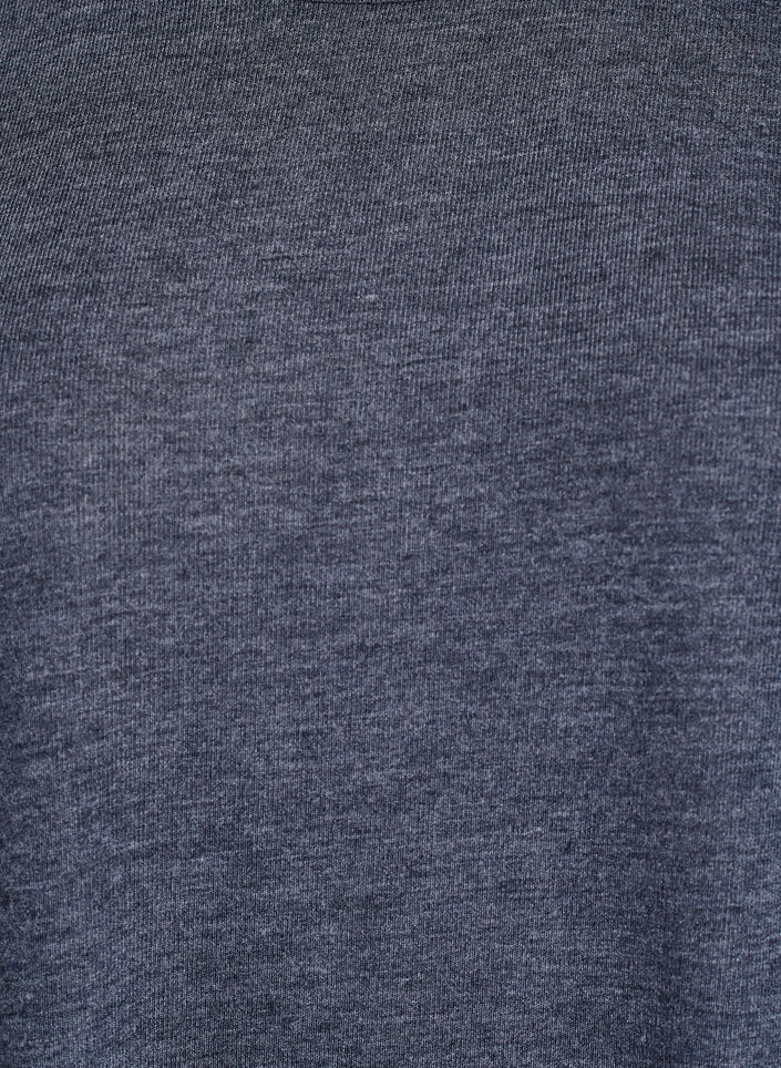 Jersey blouse with 3/4 sleeves, Dark Grey, Packshot image number 2