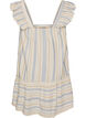 Sleeveless summer dress with a woven pattern, Vanilla, Packshot image number 1
