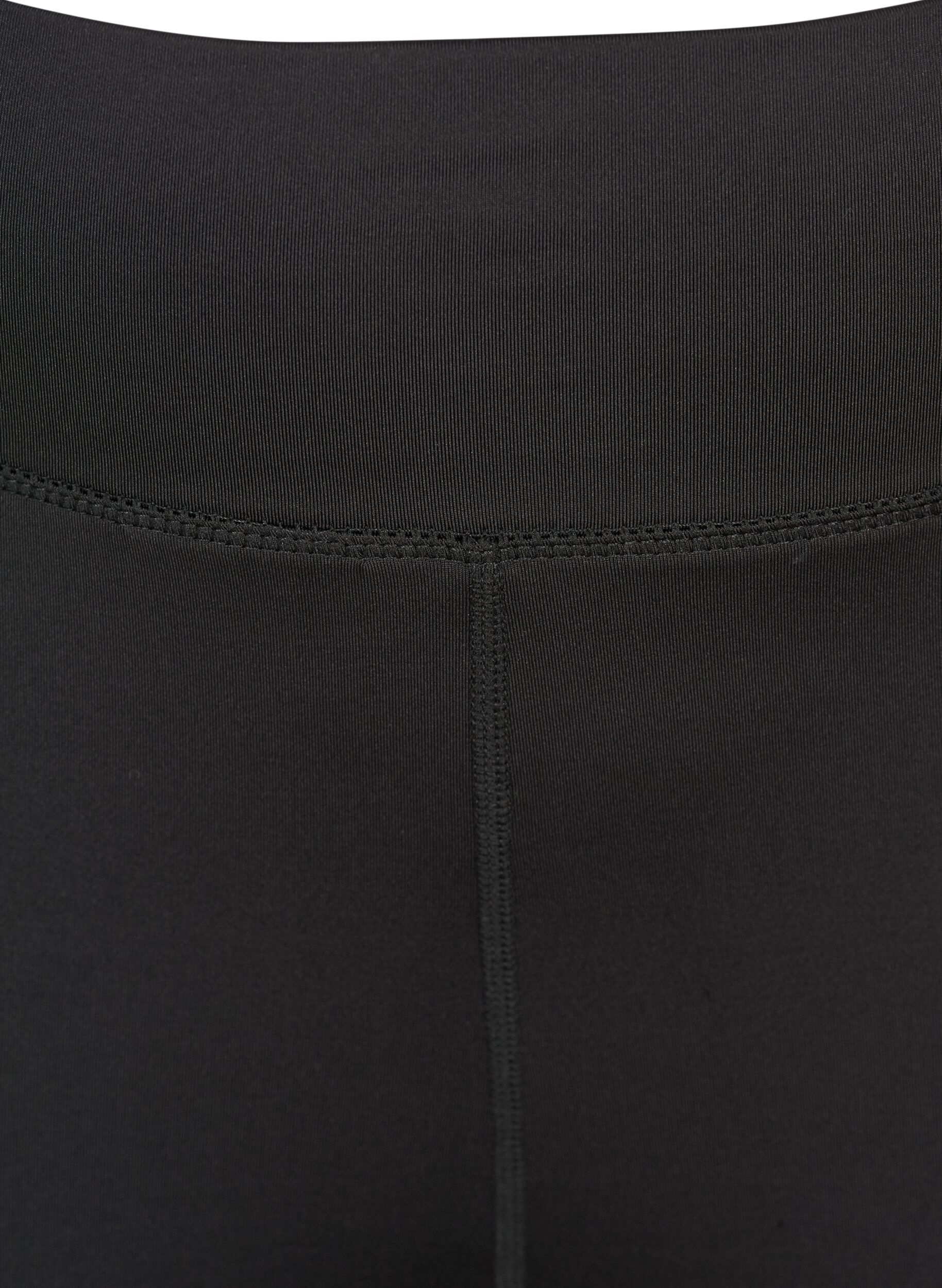 ZizzifashionClose-fit workout capris, Black, Packshot image number 2
