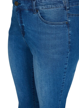 Super slim Amy jeans with bows, Dark blue, Packshot image number 2