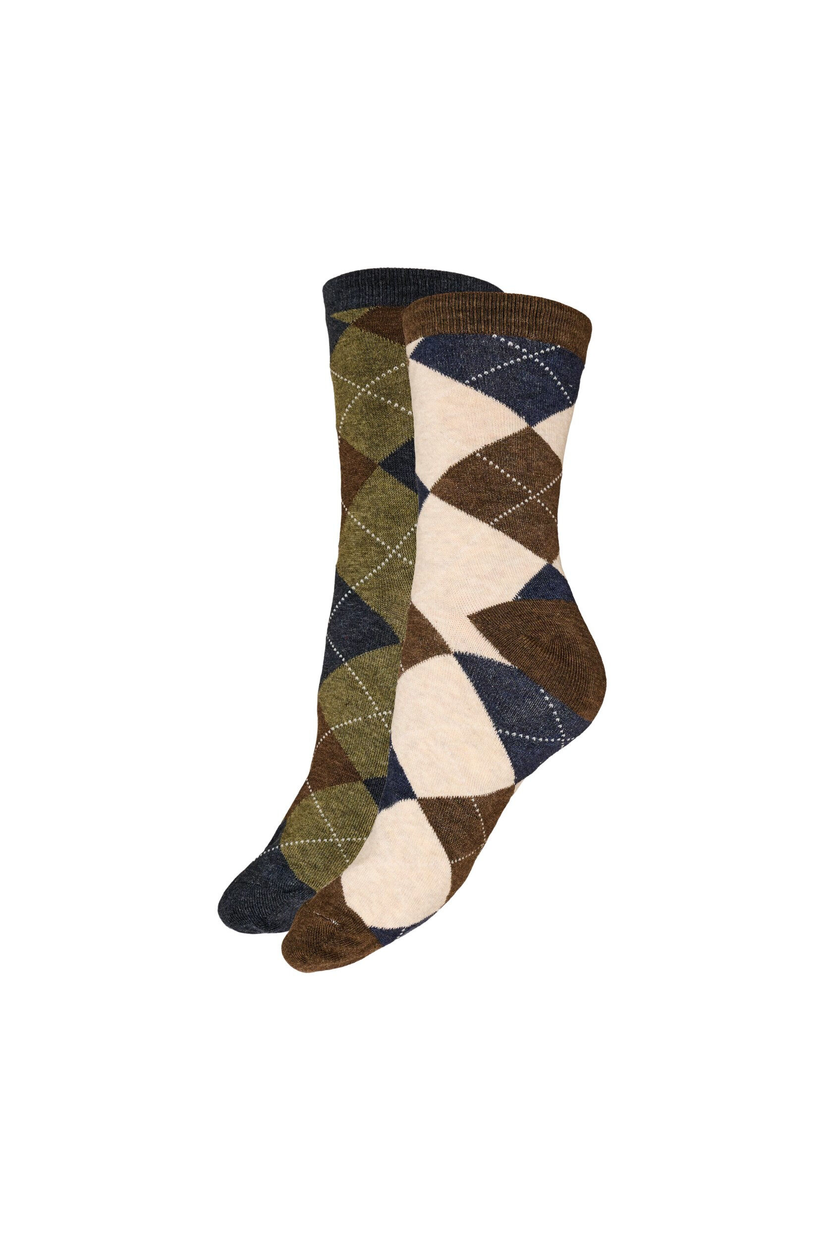 2-pack of harlequin pattern socks