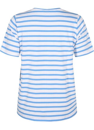 Striped T-shirt in organic cotton, Marina Stripe, Packshot image number 1