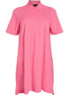 Short A-line polo dress, Pink, Packshot image number 0