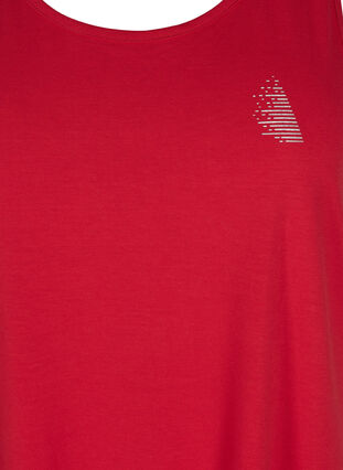 Sports top with racer back, Haute Red, Packshot image number 2
