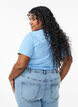 T-shirt with decorative details, Light Blue, Model image number 2