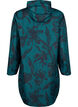 Rain jacket with print, Deep Teal Black, Packshot image number 1