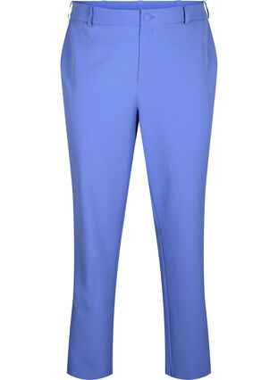Straight leg trousers with pockets, Wedgewood, Packshot image number 0