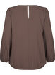 Blouse with silver glitter, Brown, Packshot image number 1