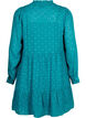 Jacquard dress with ruffle collar, Deep Lake, Packshot image number 1