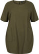 FLASH - Short sleeved tunic in cotton, Forest Night, Packshot image number 0