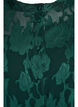 Short A-line dress with a floral print, Green, Packshot image number 2
