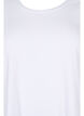 Basic cotton t-shirt with 3/4 sleeves, White, Packshot image number 2