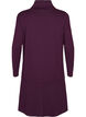 Jersey dress with high neck and pockets, Purple, Packshot image number 1