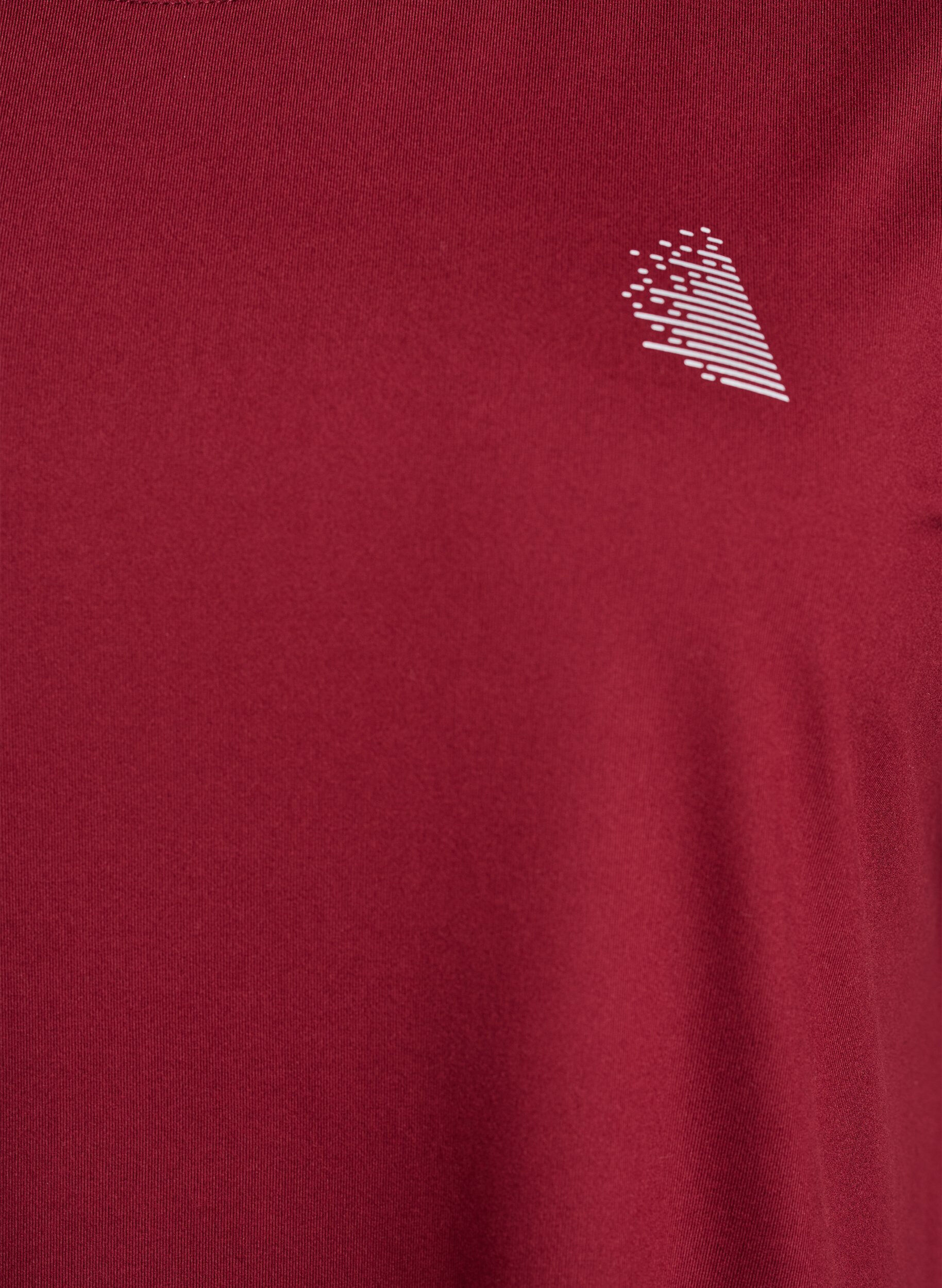 Zizzifashion Solid-coloured training T-shirt, Red, Packshot image number 2