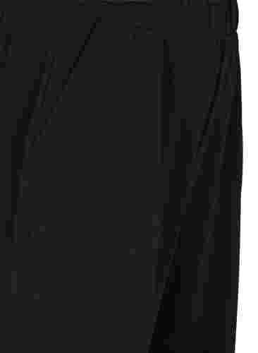 Cropped trousers with width, Black, Packshot image number 2