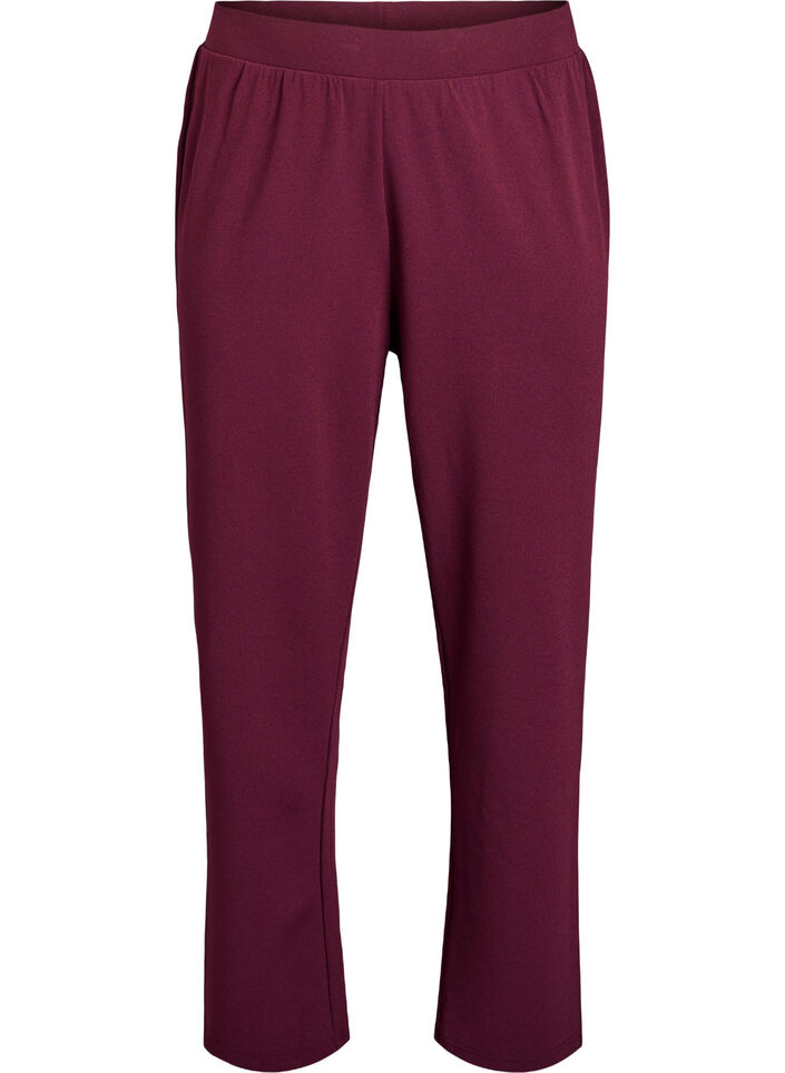 FLASH - Straight fit trousers, Red, Packshot image number 0