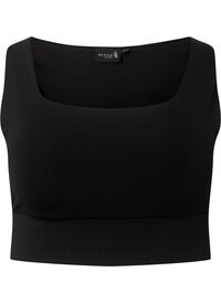 Sports bra with square neckline