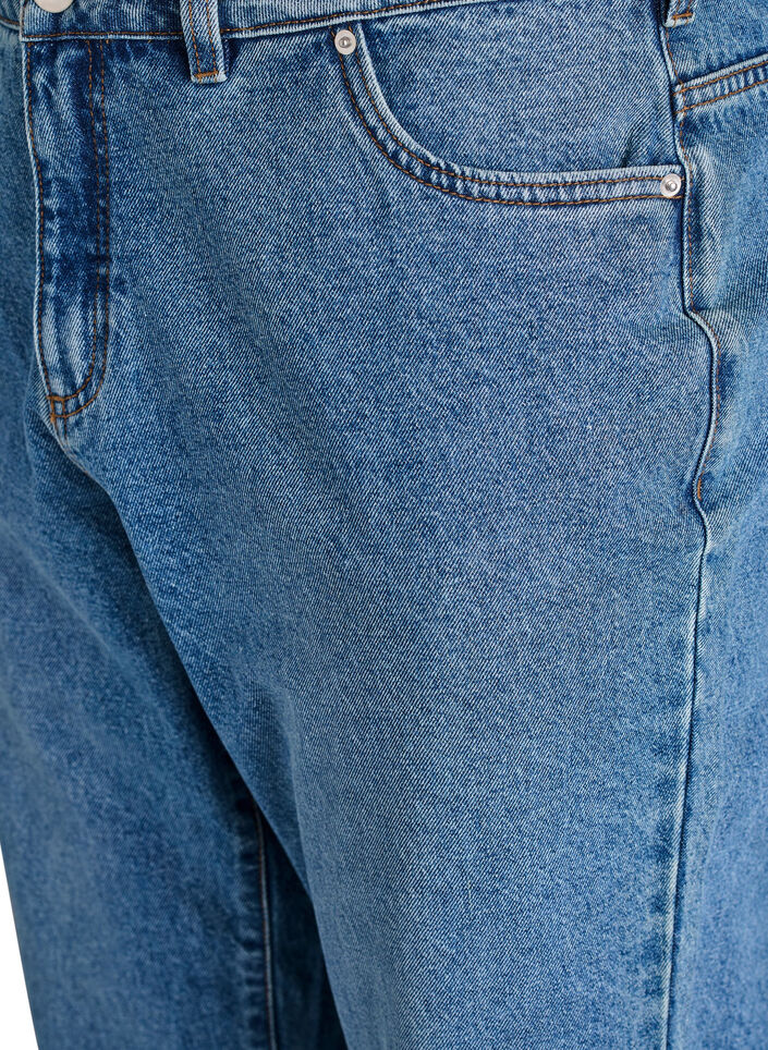 Mille Mom Fit Jeans with high waist, Blue, Packshot image number 2