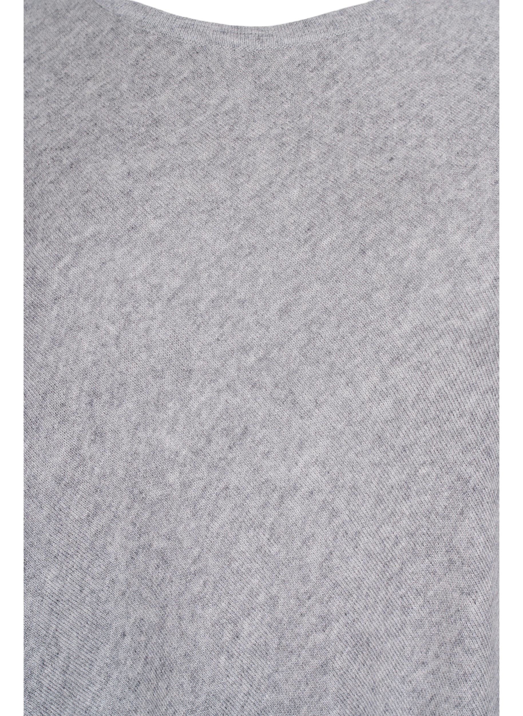 ZizzifashionFine-knit poncho, Grey, Packshot image number 2