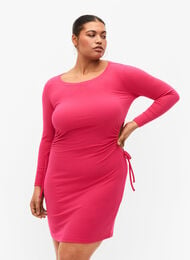 Close fitted dress with cut-out, Raspberry Sorbet, Model