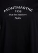 T-shirt with text print, Black w.An. Wh.Paris, Packshot image number 2