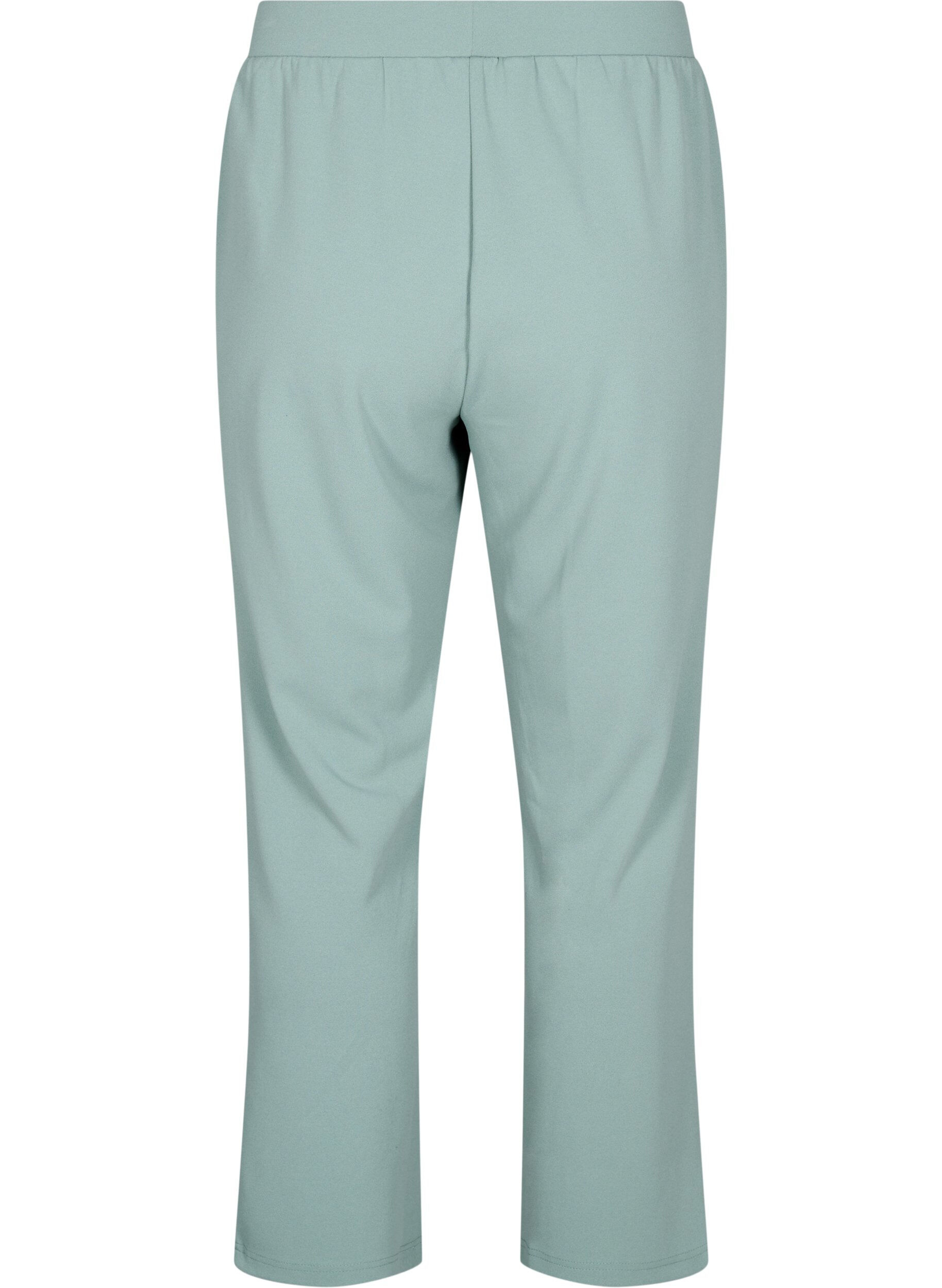 Zizzifashion Straight fit trousers, Green, Packshot image number 1