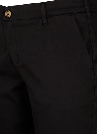 Chino shorts with pockets, Black, Packshot image number 2