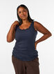 Top with lace trim, Blue, Model image number 0