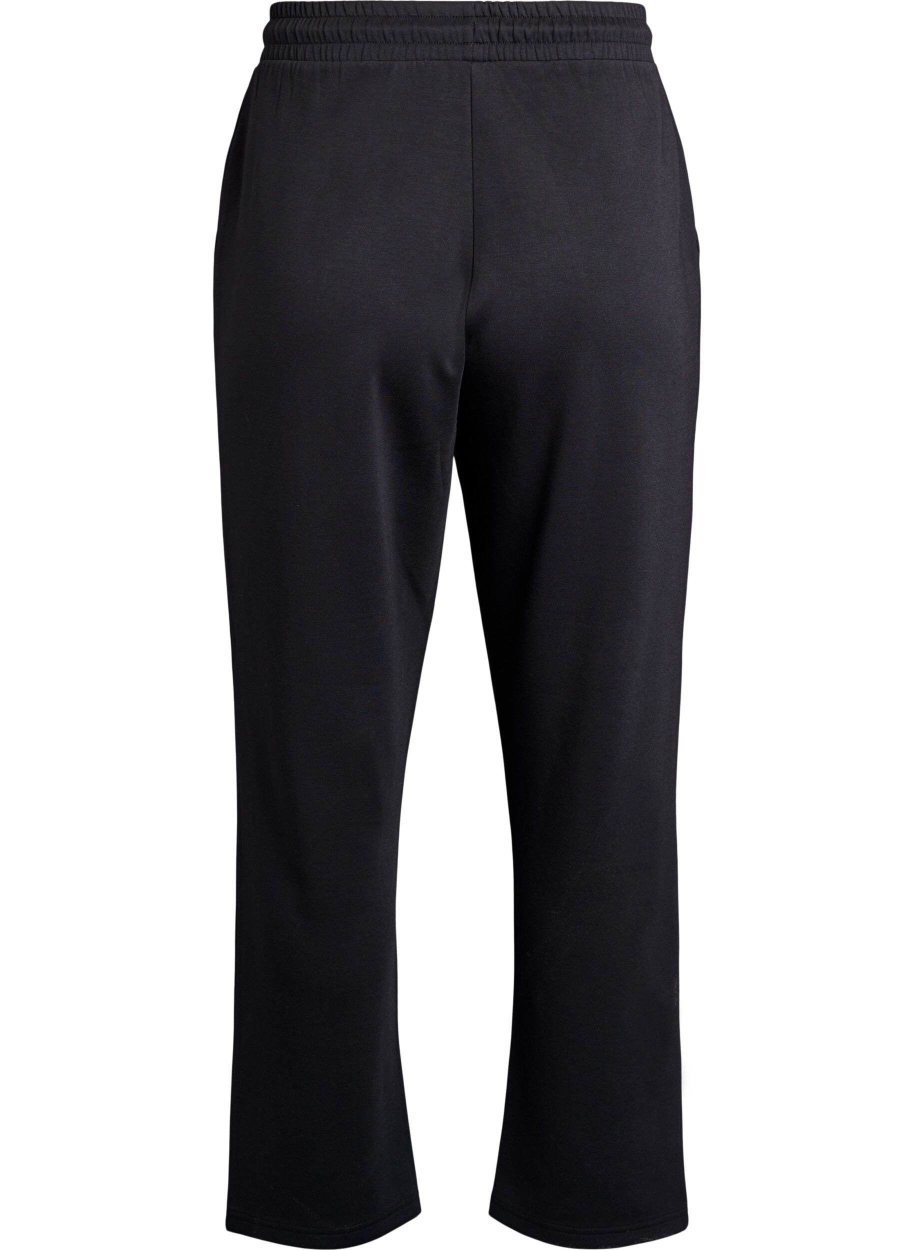 Zizzifashion Loose trousers in modal mix, Black, Packshot image number 1